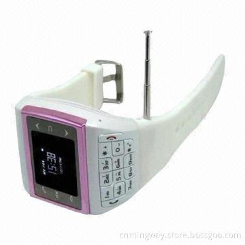 New Listing Quad-band Dual Card/Standby Music Watch Phone with 1.33-inch 260K Colorful Touch Screen